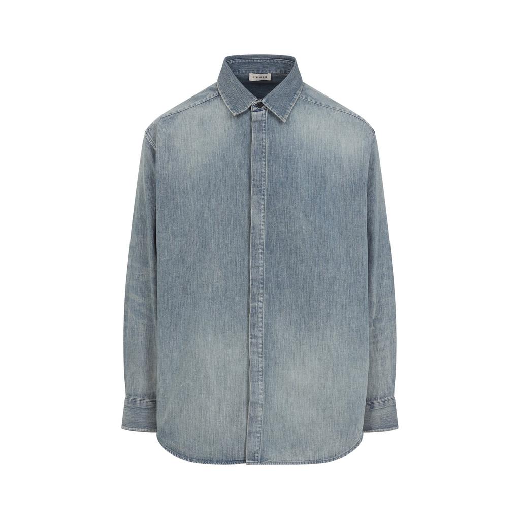 Blue Button Up Denim Shirt – On Sale Now with Up to 65% Off