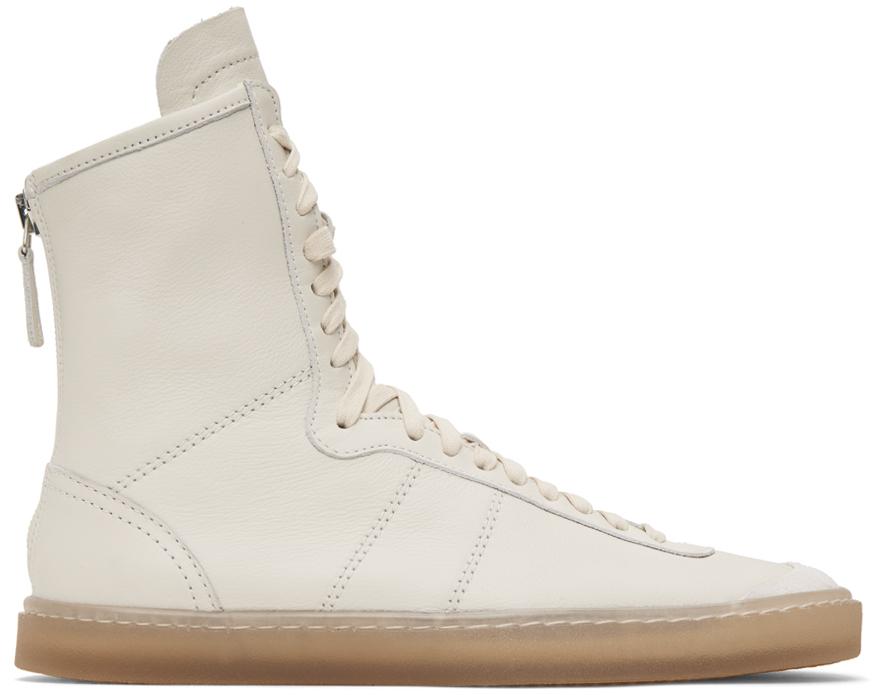 LEMAIRE Beige Linoleum Boxing Sneakers