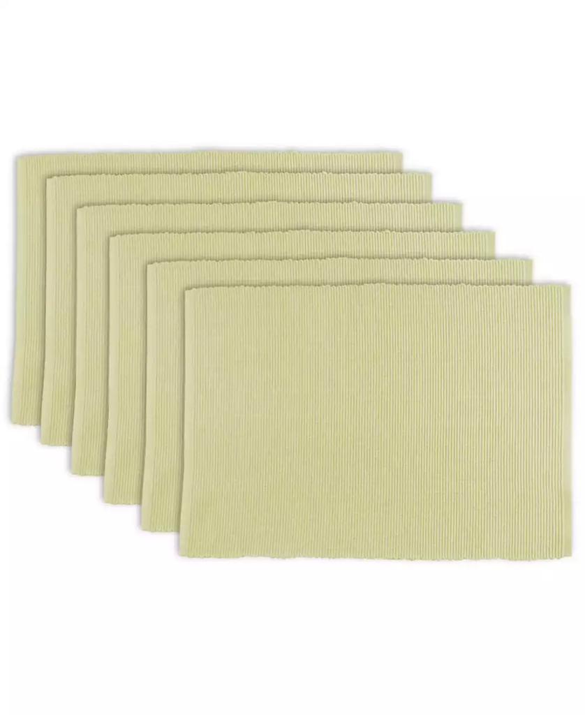Design Imports Ribbed Placemat, Set of 6