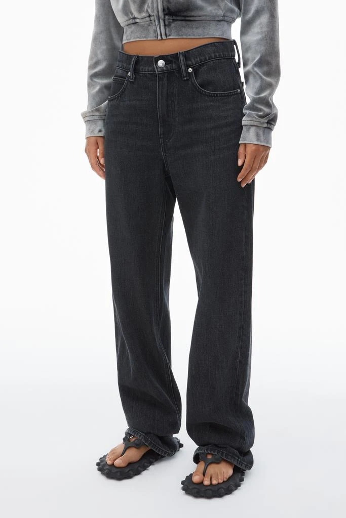 Alexander Wang EZ Mid Rise Jeans With Logo Pocket 3