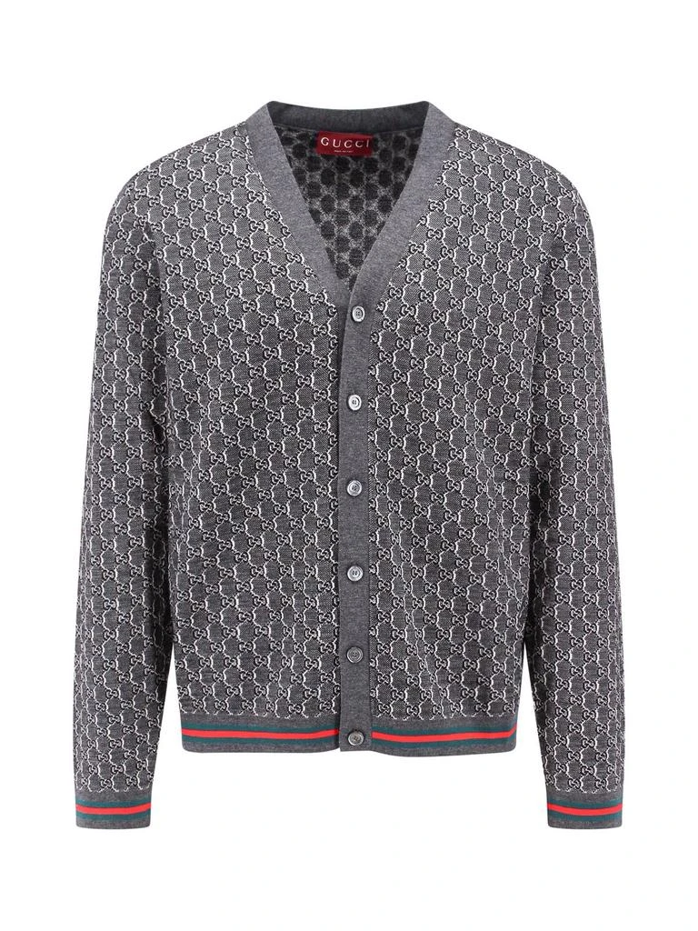 Gucci Gucci Monogrammed Button-Up Cardigan 1