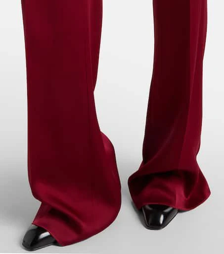Max Mara Scalata velvet-trimmed satin jumpsuit 5
