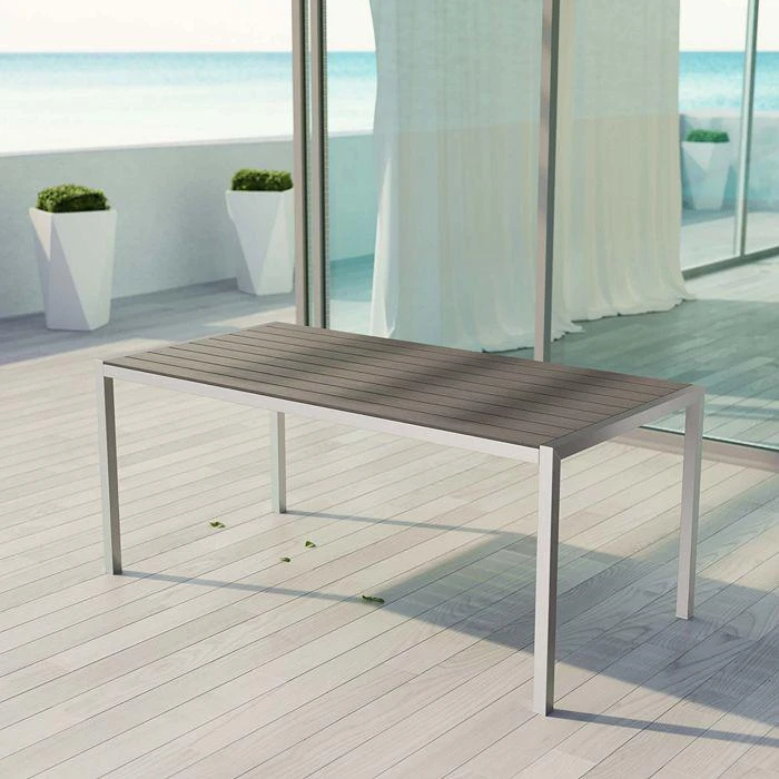 Modway Shore Outdoor Patio Dining Table 4