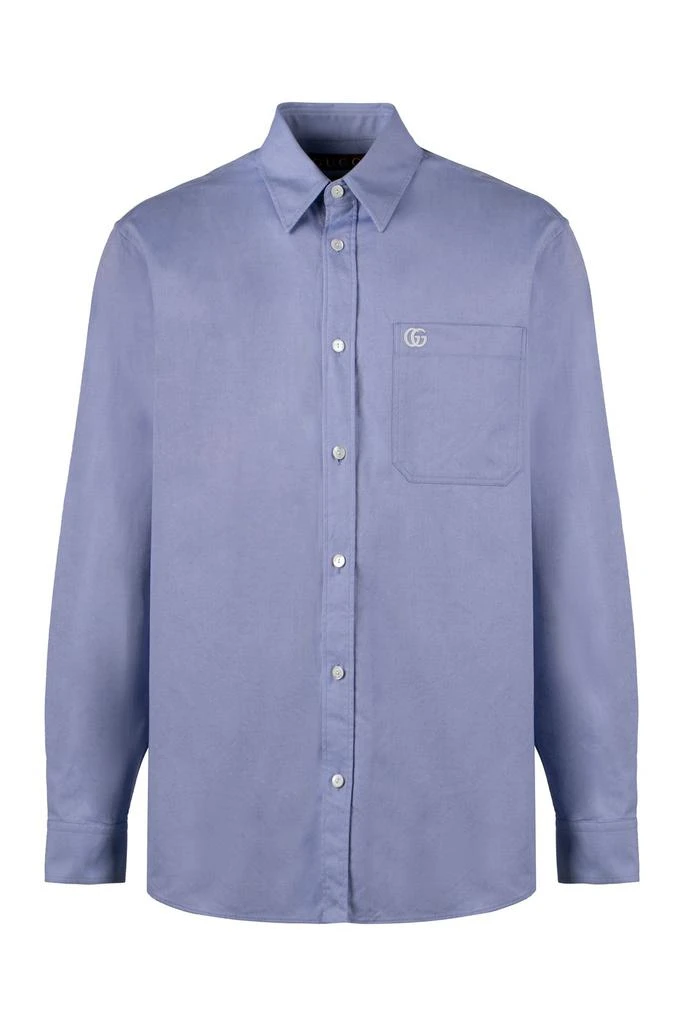 Gucci Gucci Embroidered Oxford Shirt 1