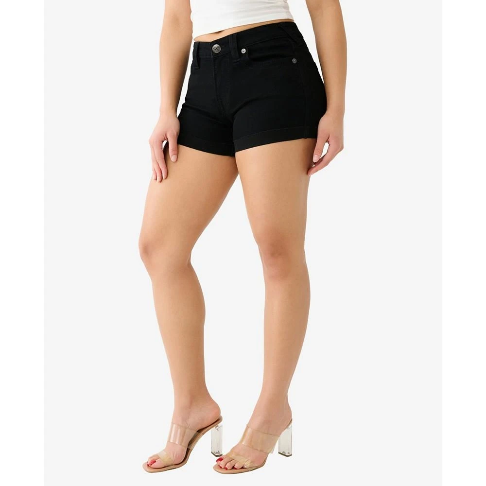 True Religion Women's Jennie Curvy Rolled Short 3