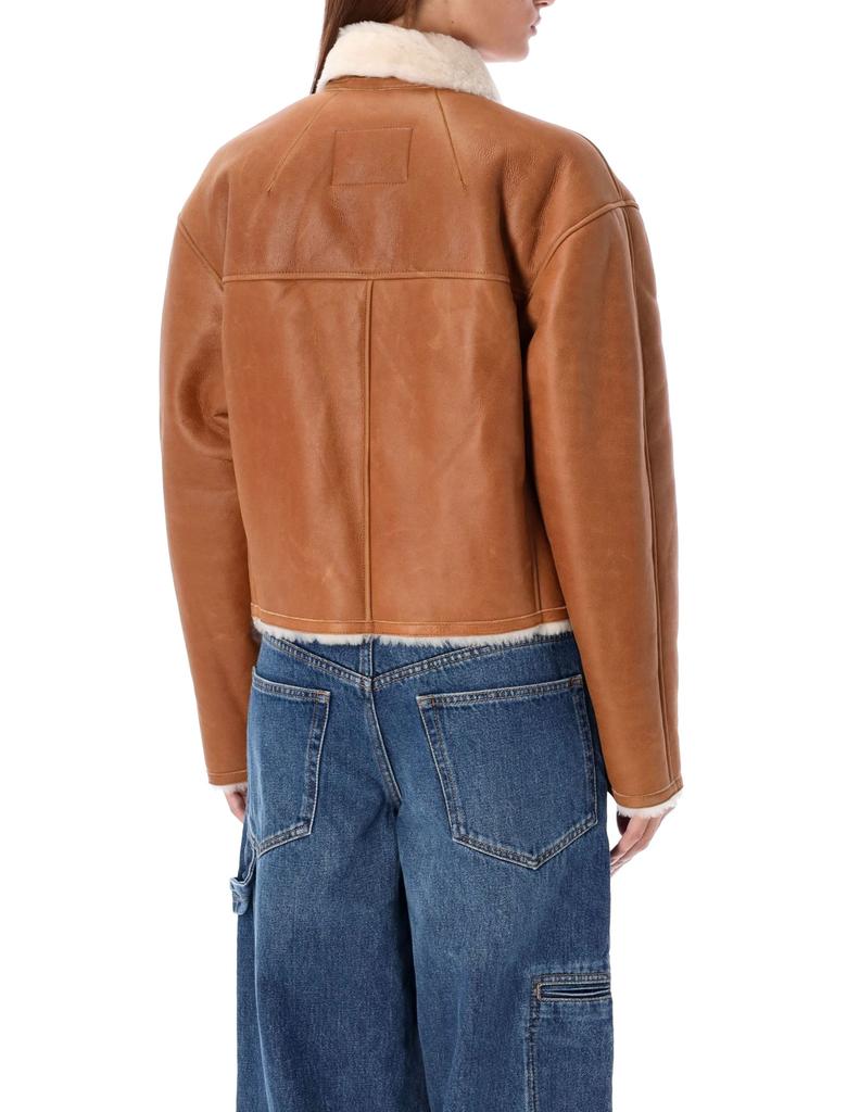Isabel Marant Eriana Shearling Cropped Jacket