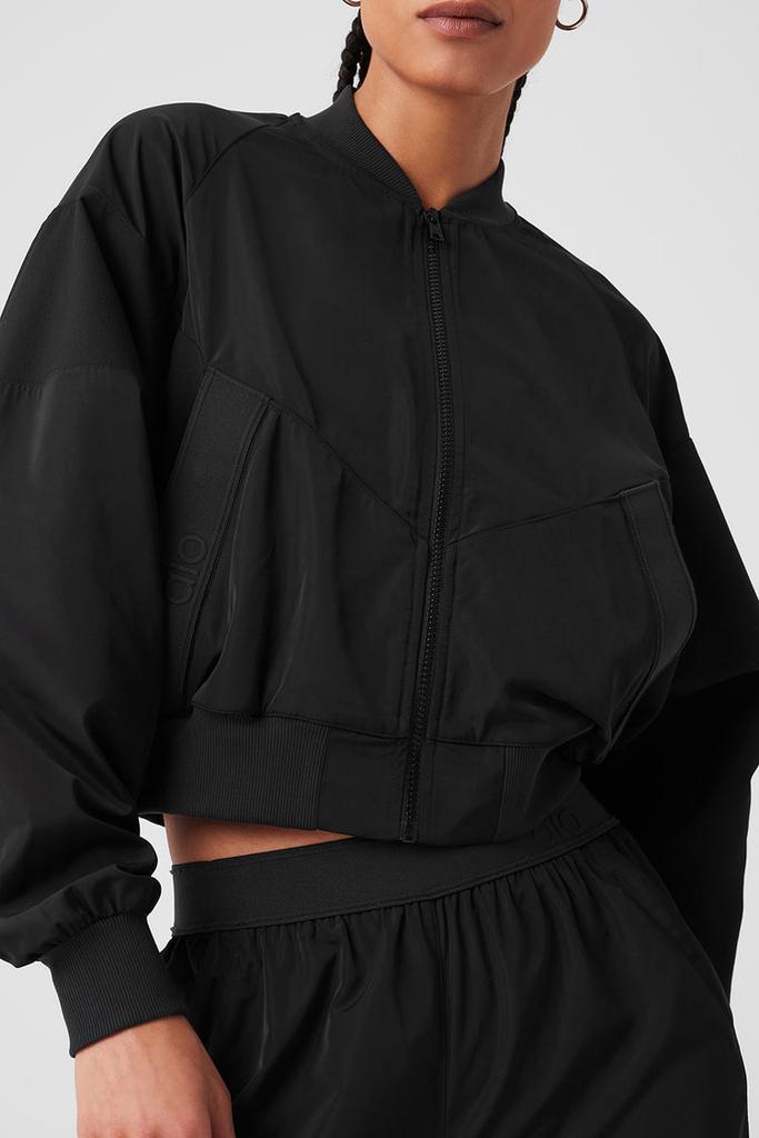 Alo Mixed Media Reinvention Jacket - Black - Jackets - Free