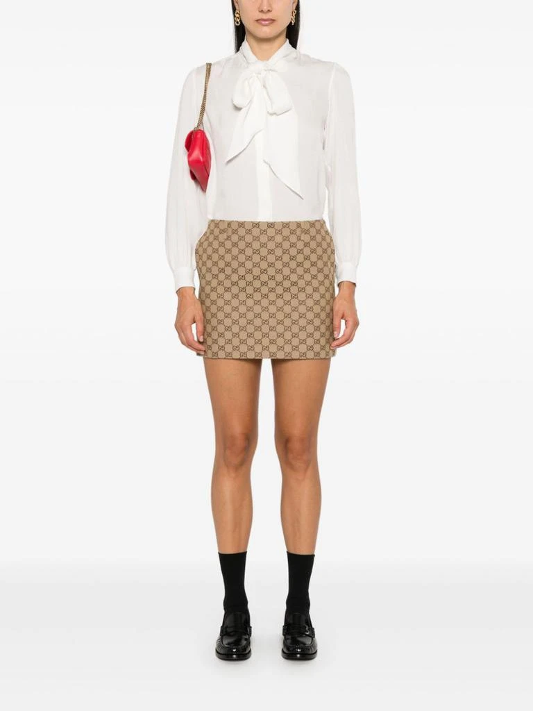 Gucci GUCCI - Gg Motif Mini Skirt 3