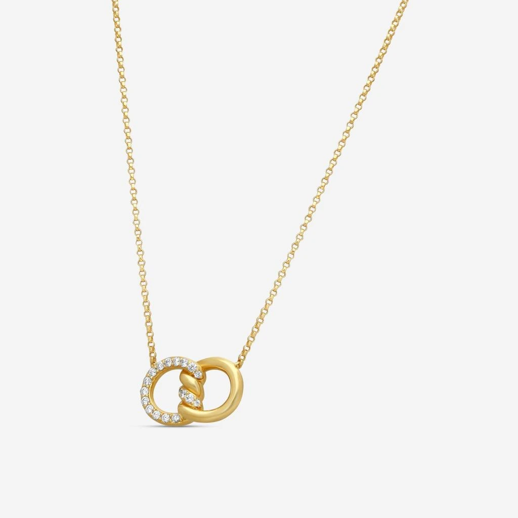 Roberto Coin Roberto Coin 18K Yellow Gold Diamond Pendant Necklace 7773242AYCHX-copy 2