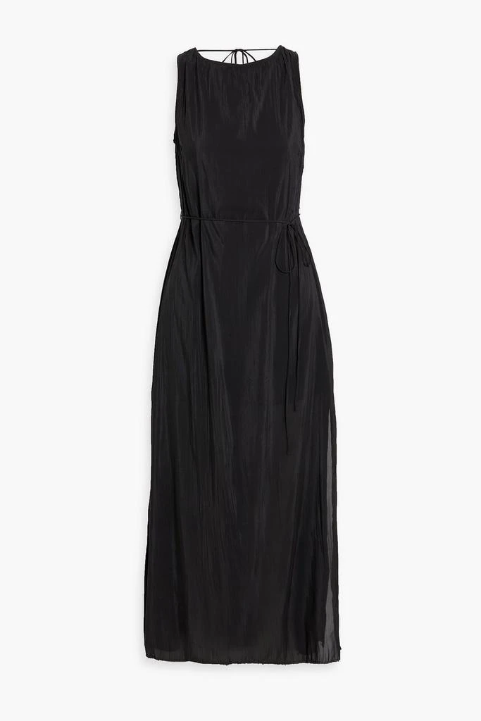Solid & Striped The Lou crinkled crepe de chine midi dress 1