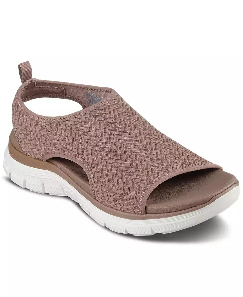 Skechers Women's Flex Appeal 4.0 - Livin in this Slip-On Walking Sandals from Finish Line 1