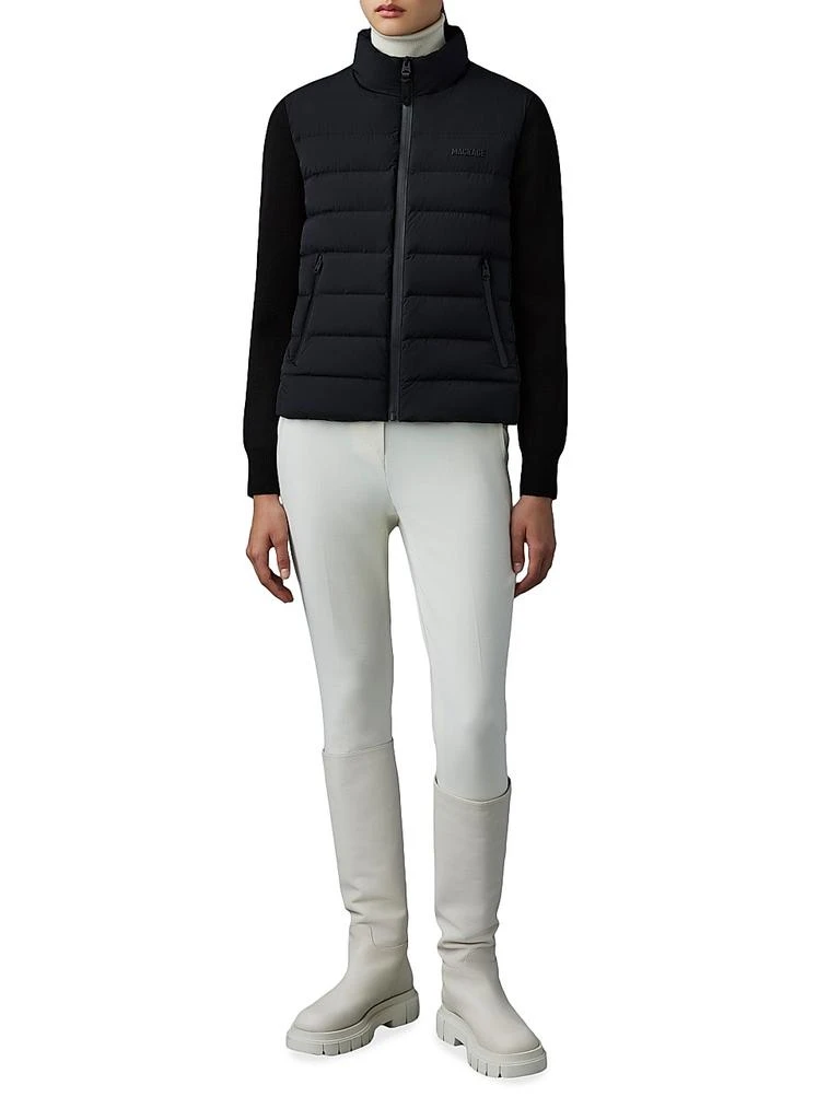 Mackage Oceane Mixed Media Jacket 2