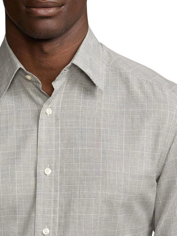 Ralph Lauren Cotton Flannel Glen-Check Sport Shirt 4