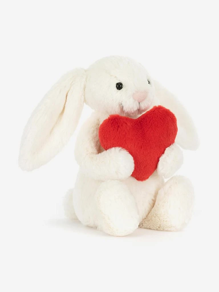 Jellycat Bashful Love Heart Bunny in White (31cm) 1