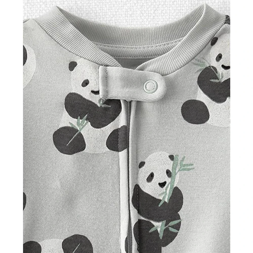 Carter's Baby Boys or Baby Girls Organic Cotton 2-Way-Zip Sleep & Play Footed Coverall 2