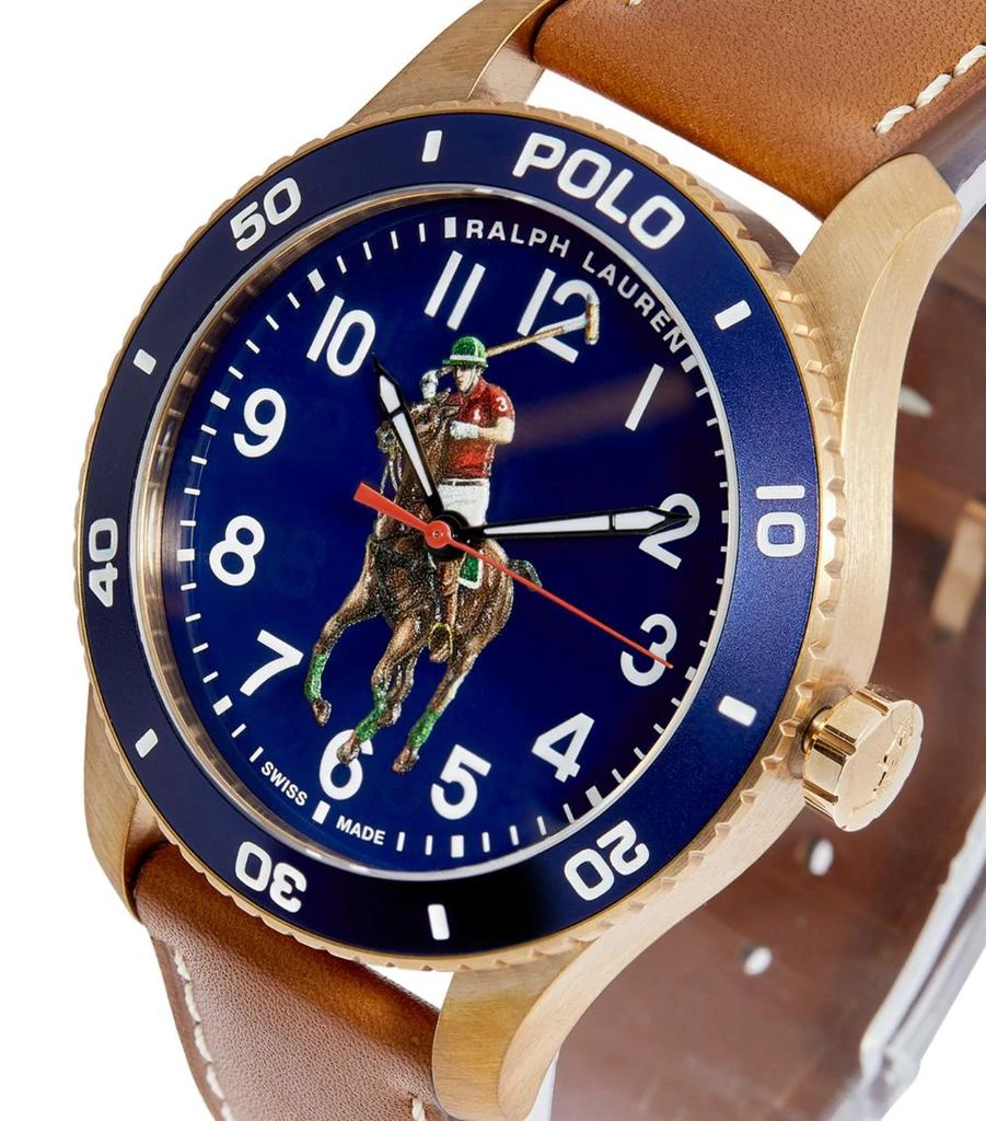 Ralph Lauren Bronze Polo Sport Watch 42mm 6