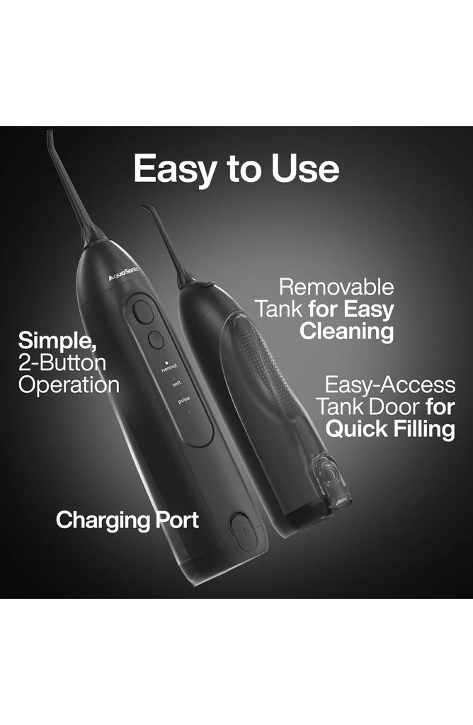 AquaSonic Icon Onyx Flosser 7