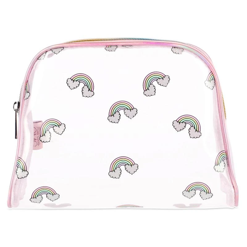 OMG! Accessories Quilted make up bag and rainbow purse in pink and blue 2