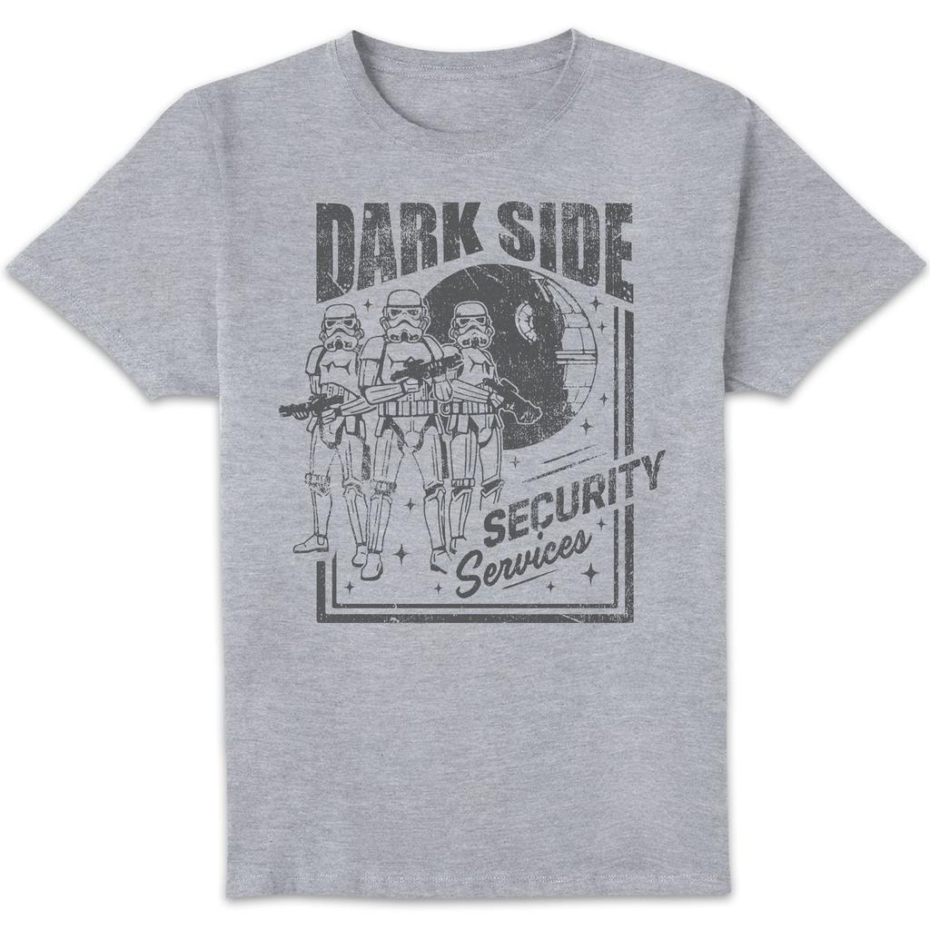 Star Wars Star Wars Dark Side Security Services Unisex T-Shirt - Grey