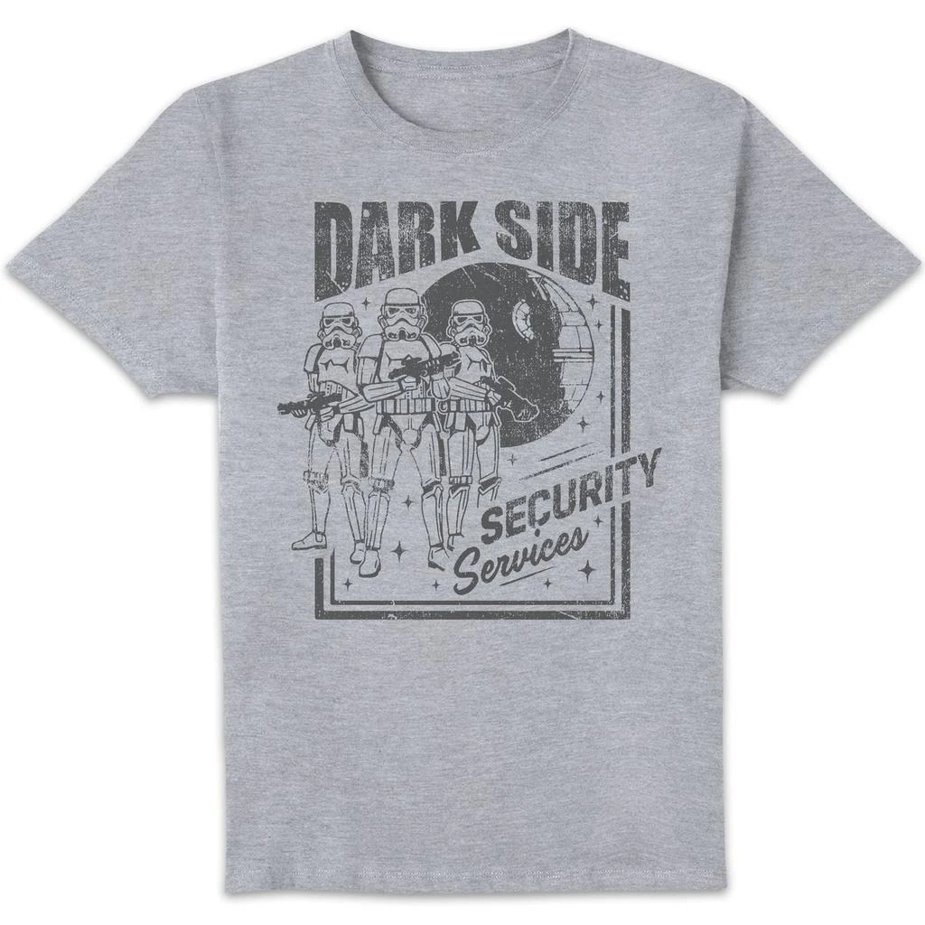 Star Wars Star Wars Dark Side Security Services Unisex T-Shirt - Grey 1