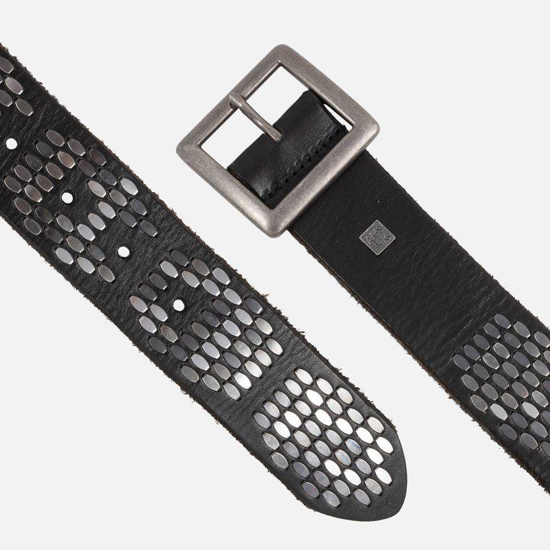 Amsterdam Heritage Gaia | Bold Studded Belt With Square Buckle