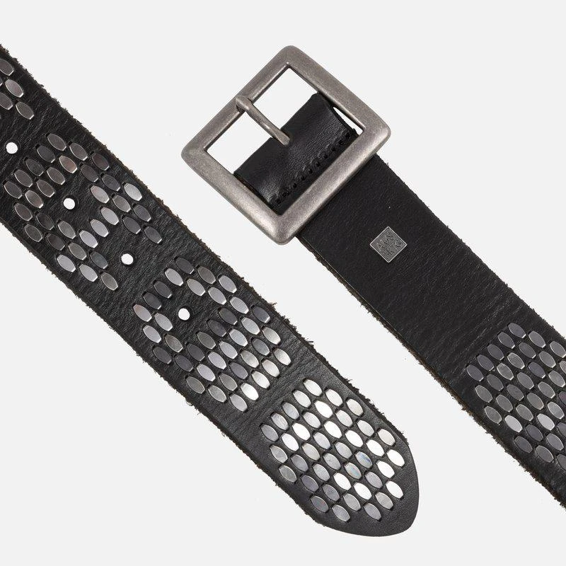Amsterdam Heritage Gaia | Bold Studded Belt With Square Buckle 2
