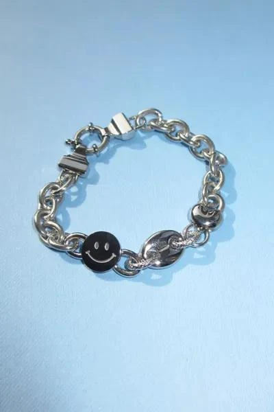 RIMOR JEWELRY RIMOR Happy Face Chain Bracelet 1