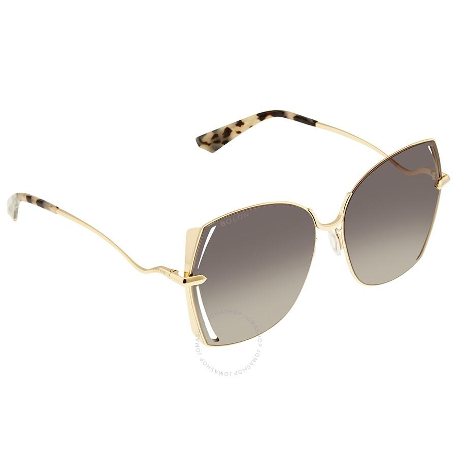 BOLON Ladies Sunglasses Gold/Gray BL8038A6059