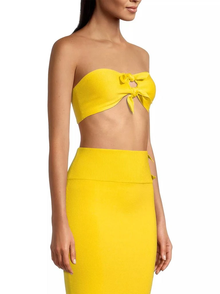 Victor Glemaud Knotted Bandeau Bikini Top 4