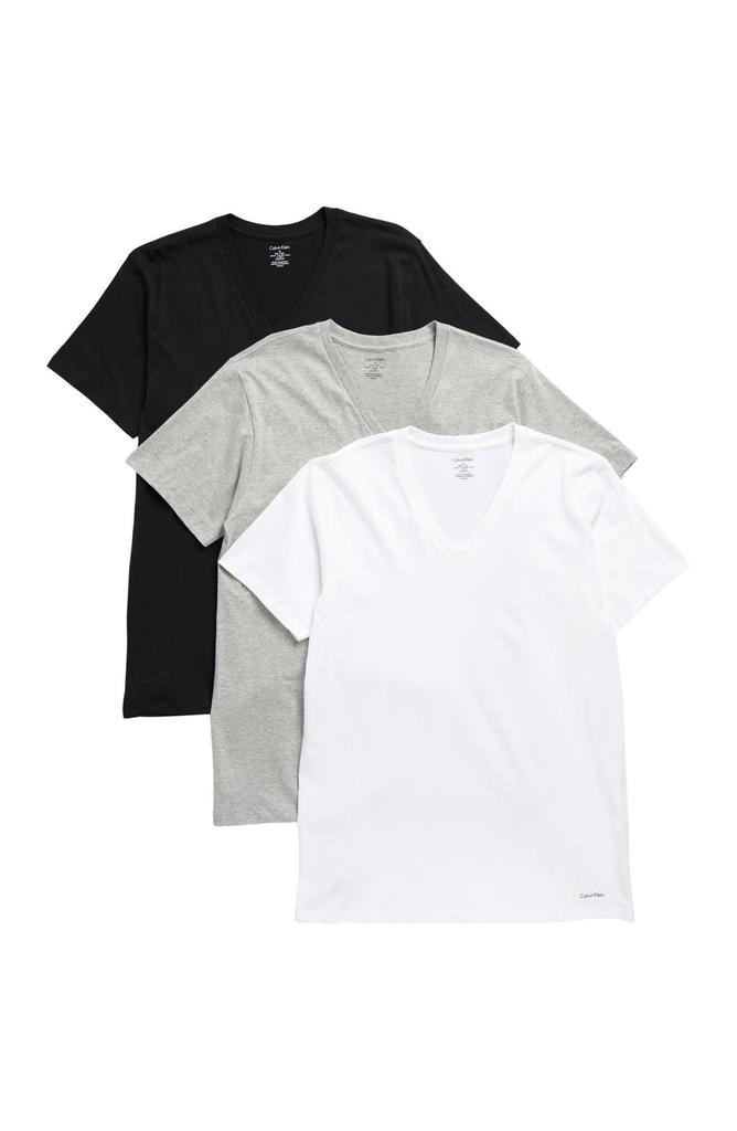 Calvin Klein 3-Pack Cotton V-Neck T-Shirt