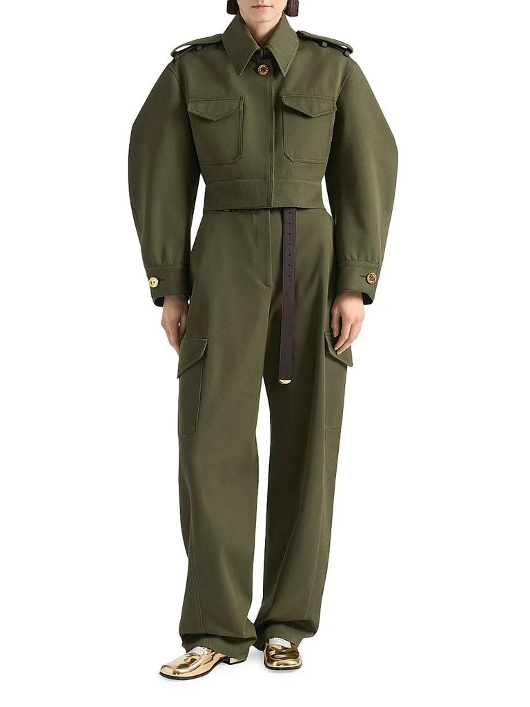 Givenchy Cropped Jacket in Cotton and Wool 2