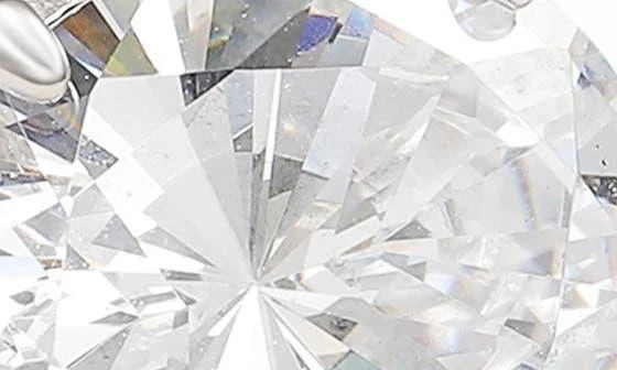 Suzy Levian Sterling Silver Cubic Zirconia Oval Ring 6