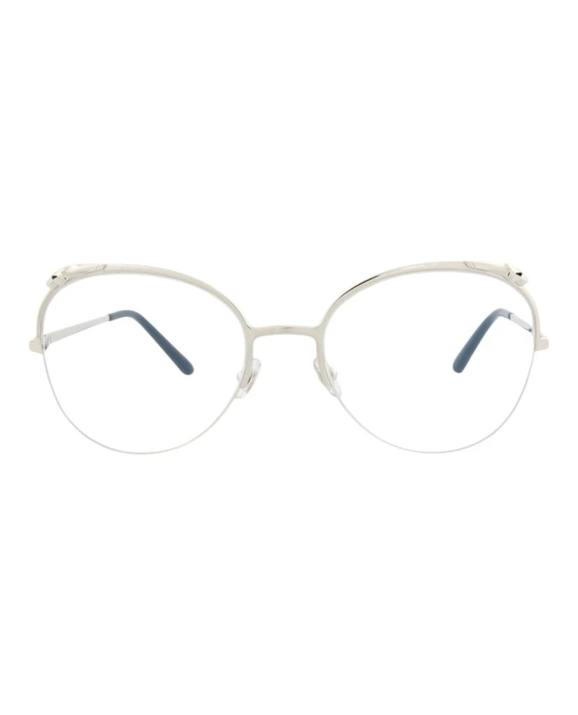 Cartier Cat Eye-Frame Metal Optical Frames 1