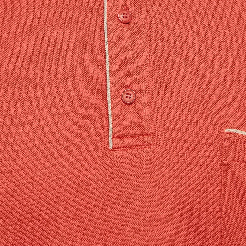 Loro Piana Loro Piana Orange Pique Cotton Polo T-Shirt M 3