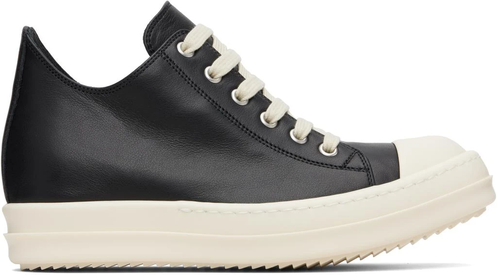Rick Owens Black Concordians Low Sneaks Sneakers 1