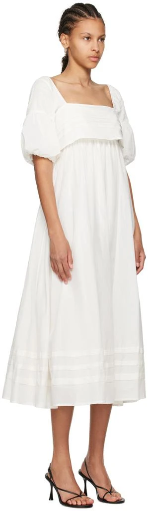 Staud Off-White Darla Midi Dress 2