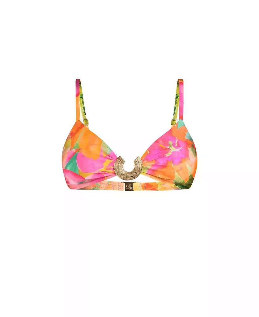 Sunshine 79 Women's Shimmer Ripple Side Shirred Hipster Bottom 4