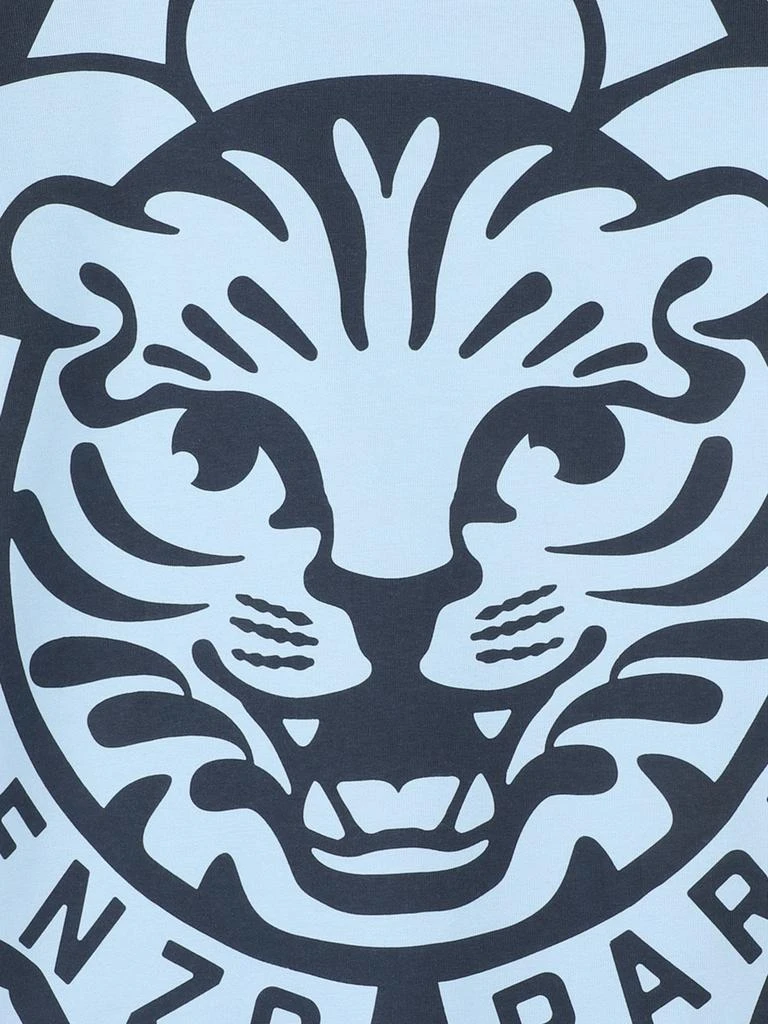 Kenzo Kids Tiger Print T-Shirt in Blue 3