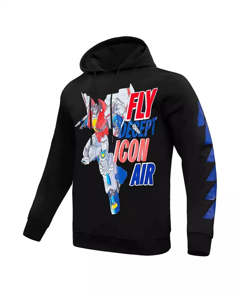 Freeze Max Men's and Women's Black Transformers Decepticon Air Pullover Hoodie 2