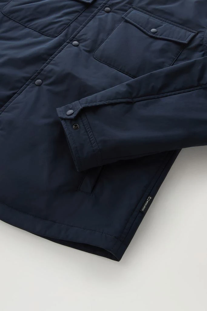 Woolrich Alaskan Padded Shirt Jacket in Urban Touch - Men - Blue 4