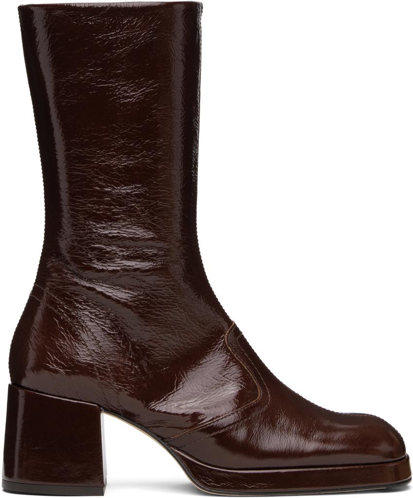 MIISTA Brown Cass Boots