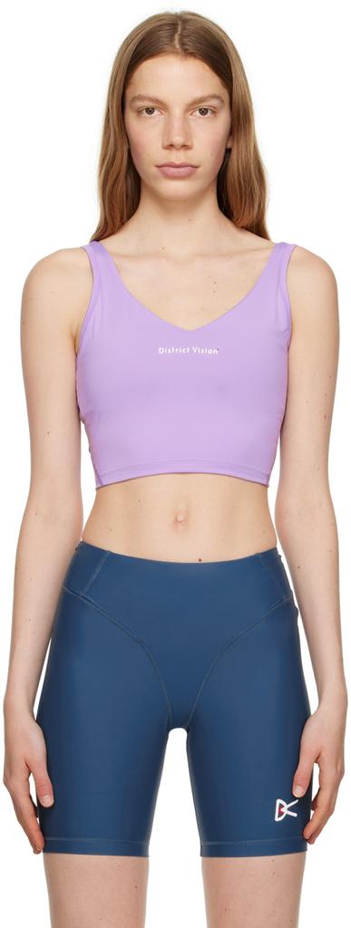 District Vision Purple Khanti Sport Top