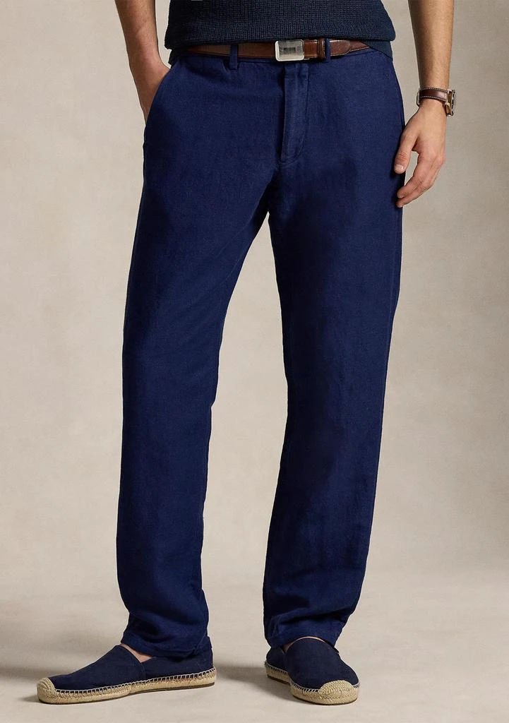 Ralph Lauren Straight Fit Houndstooth Twill Pants