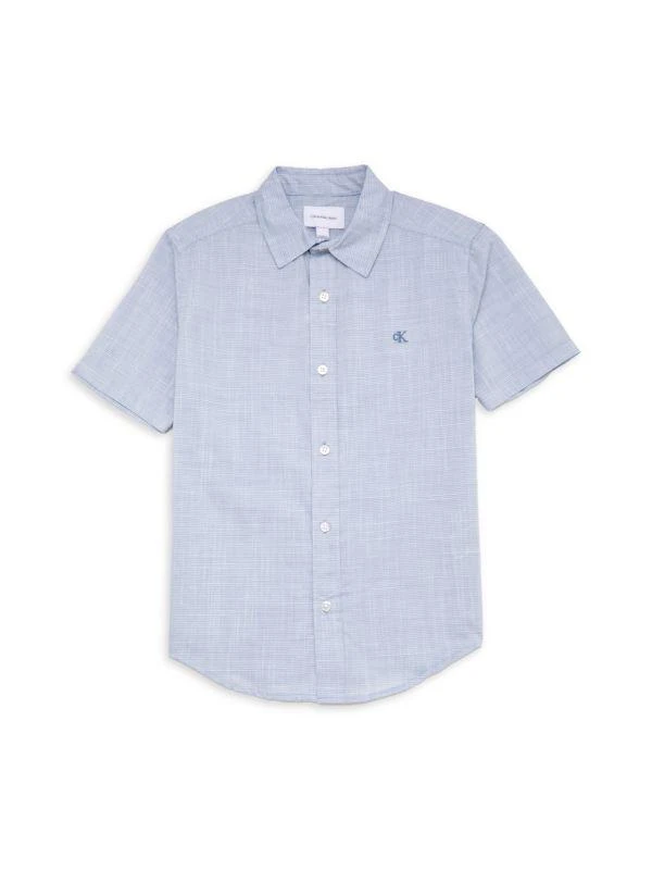 Calvin Klein Boy's Logo Shirt 1