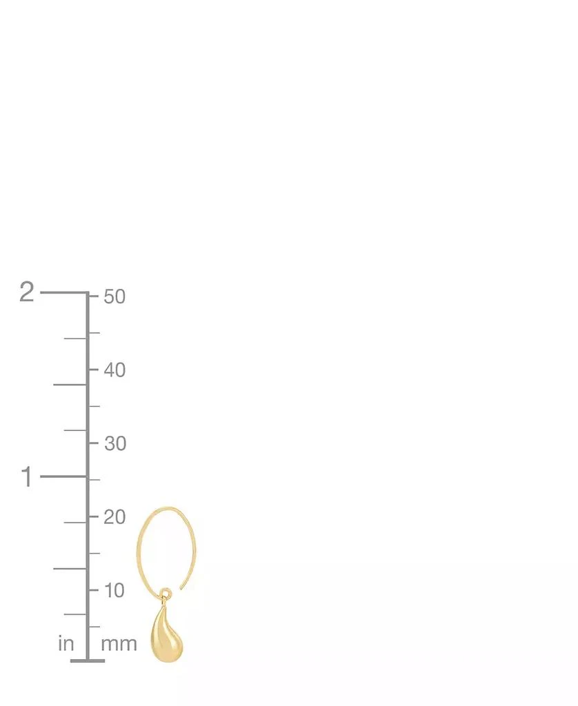 Macy
s Polished Teardrop Dangle Earrings in 10k Yellow Gold 5