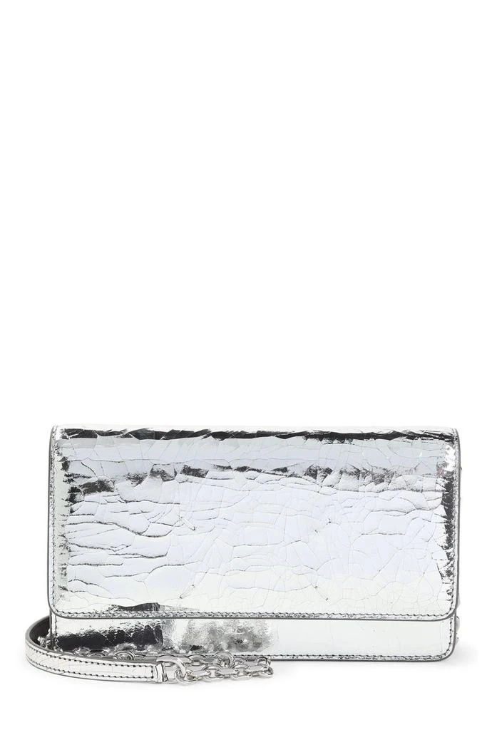 MAISON MARGIELA Maison Margiela Textured Foldover Chain Wallet 1