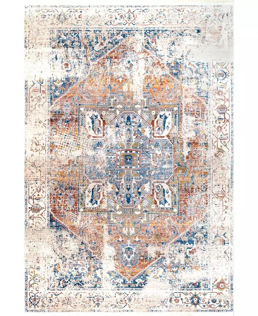 nuLOOM Mystic Ehtel Medallion Fringe 3' x 5' Area Rug 1