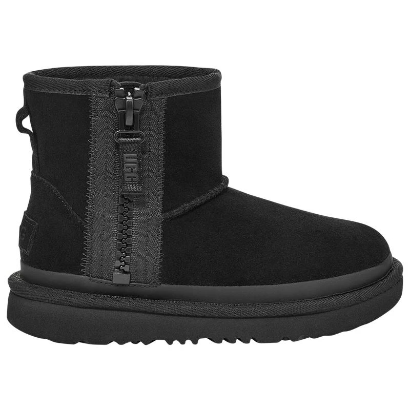 UGG UGG Classic Mini Zipper Tape Logo Boot - Girls' Grade School 1
