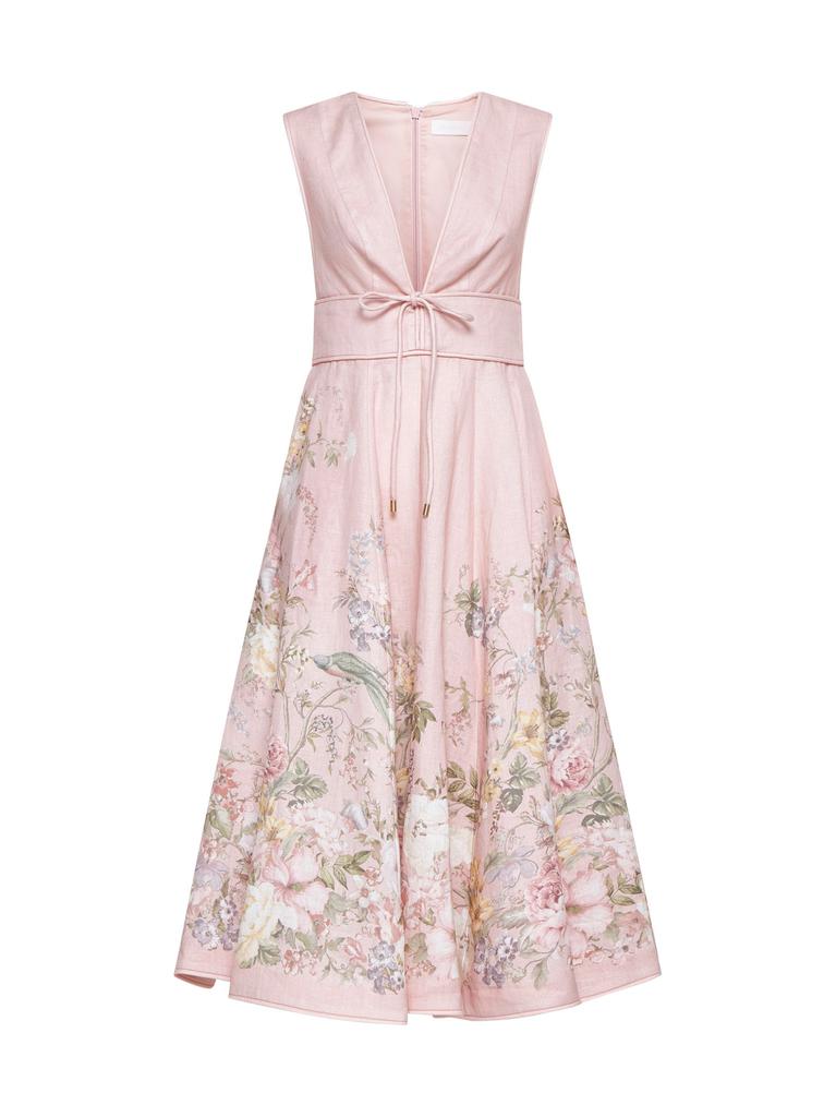 【Zimmermann】Pavilion linen and silk midi dress Zimmermann Pavilion linen and silk midi dress Zimmermann