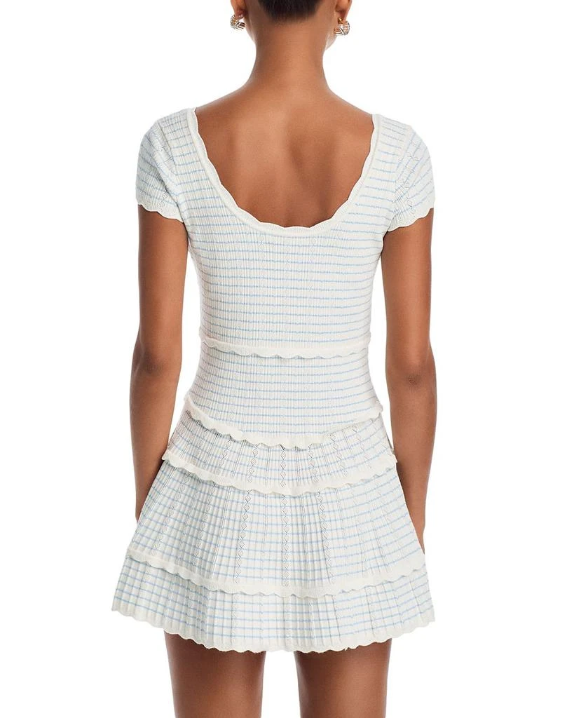 LOVESHACKFANCY Elisavette Smocked Mini Dress 4